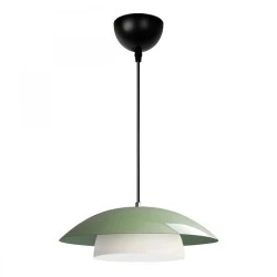 Eliora Megapap E27 metallic ceiling lamp in mint green color Ø36x100cm. Eliora Megapap E27 metallic ceiling lamp in mint green color Ø36x100cm.