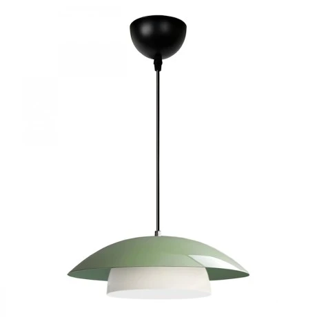 Eliora Megapap  E27 metallic ceiling lamp in mint green color Ø36x100cm.