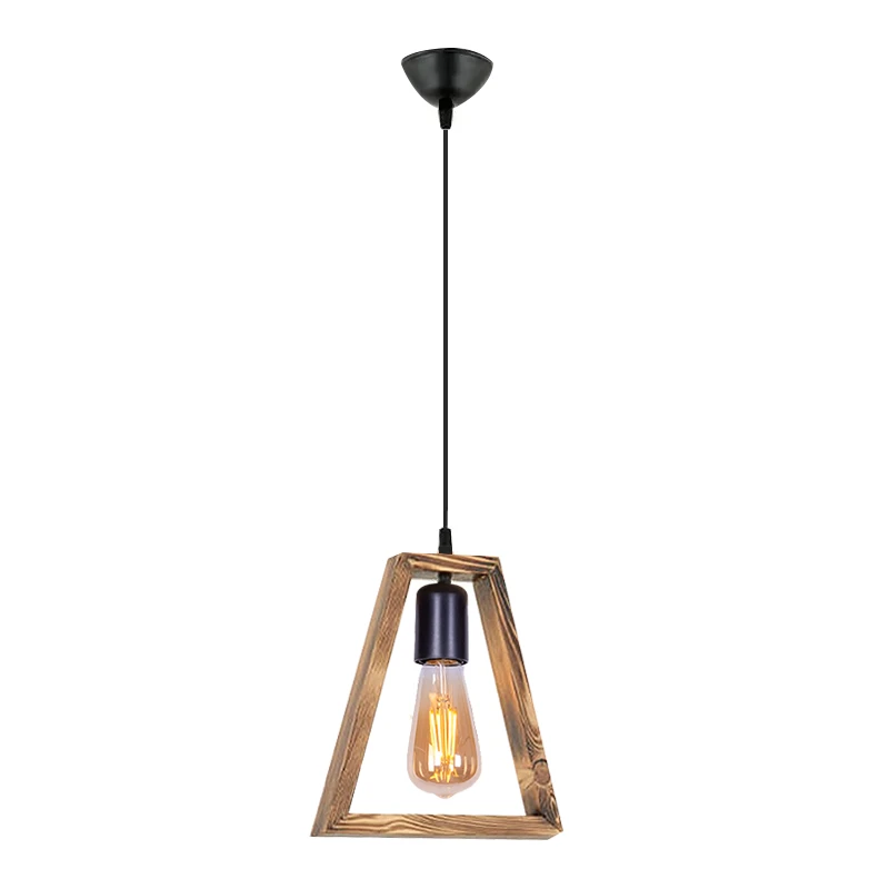 Esela Megapap wooden ceiling light in natural color 24x4x70cm.