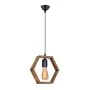 Esela Megapap wooden ceiling light in natural color 26x4x70cm.