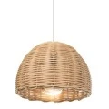 NATURAL RATTAN CEILING LAMP D37Χ28CM