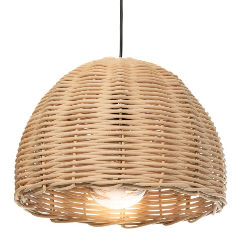NATURAL RATTAN CEILING LAMP D37Χ28CM