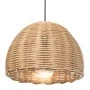 NATURAL RATTAN CEILING LAMP D37Χ28CM
