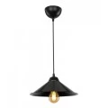 Felicity Megapap E27 plastic eiling lamp in black color 24x24x70cm.