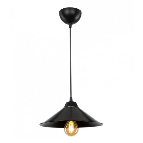 Felicity Megapap E27 plastic eiling lamp in black color 24x24x70cm.