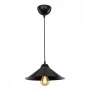 Felicity Megapap E27 plastic eiling lamp in black color 24x24x70cm.