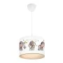 Goofy Megapap fabric ceiling lamp with cute little elephants 24x22x70cm.