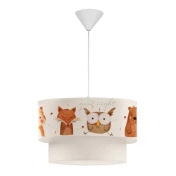 Goofy Megapap fabric ceiling lamp with various cute little animals 30x20x70cm. Goofy Megapap fabric ceiling lamp with various cute little animals 30x20x70cm.