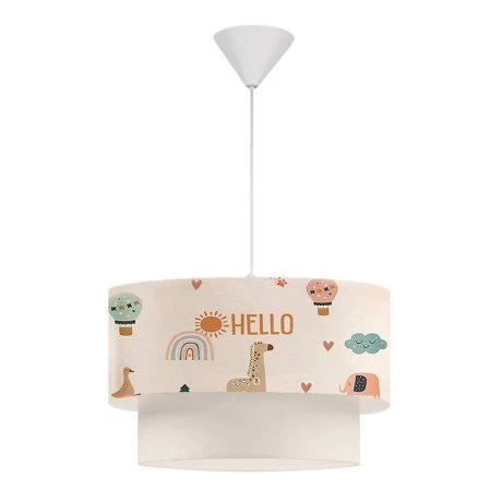 Goofy Megapap fabric ceiling lamp with various cute little animals 30x20x70cm.