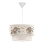Goofy Megapap fabric ceiling lamp with little cheerful elephants 30x20x70cm.