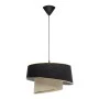 Karita Megapap E27 fabric ceiling light in black color 32x32x70cm.
