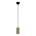 Kem Megapap E27 metallic ceiling lamp in gold color Φ9x124cm.