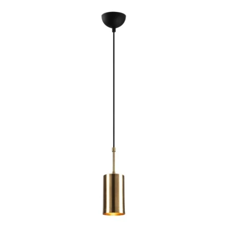 Kem Megapap E27 metallic ceiling lamp in gold color Φ9x124cm.