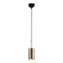 Kem Megapap E27 metallic ceiling lamp in gold color Φ9x124cm.