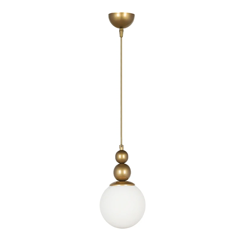 Latona Megapap metallic single-light ceiling light E27 in gold color 15x15x70cm.
