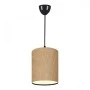 Layla Megapap Ε27 fabric ceiling light in beige color 19x25x70cm