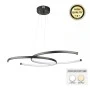 Cres Megapap metallic Led ceiling light in black color 70x48x65cm.