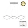 Eugene Megapap metallic Led ceiling light in white color 90x32x36εcm.