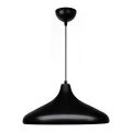 Lela Megapap  E27 metallic ceiling lamp in black color Ø31x100cm.