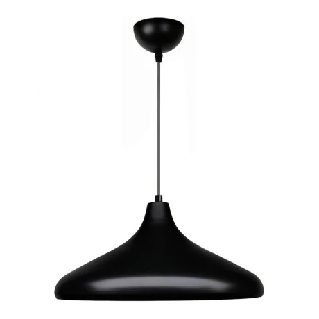 Lela Megapap  E27 metallic ceiling lamp in black color Ø31x100cm.