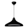 Lela Megapap  E27 metallic ceiling lamp in black color Ø31x100cm.