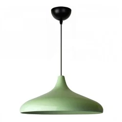 Lela Megapap E27 metallic ceiling lamp in mint green color Ø31x100cm. Lela Megapap E27 metallic ceiling lamp in mint green color Ø31x100cm.