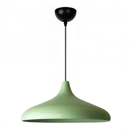 Lela Megapap  E27 metallic ceiling lamp in mint green color Ø31x100cm.