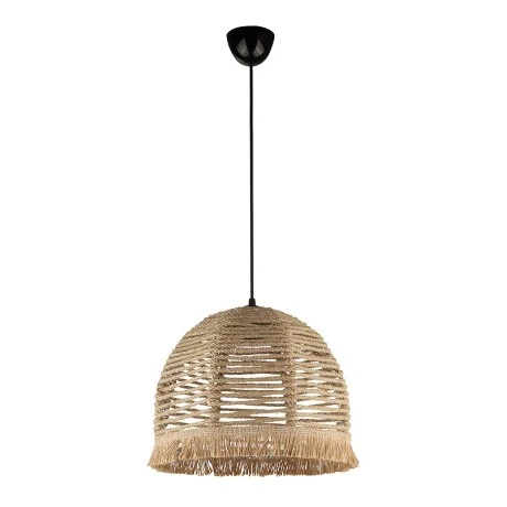 Libia Megapap E27  rope ceiling light in natural color 30x30x70cm.