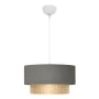 Lucifer Megapap Ε27 fabric ceiling lamp in grey color 30x15x70cm