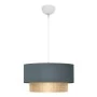 Lucifer Megapap Ε27 fabric ceiling lamp in blue anthracite color 30x15x70cm