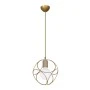 Lusita Megapap E27 metallic single-light ceiling light in golden color 20x20x70cm.