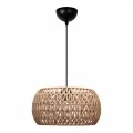 Miranda Megapap E27 rope ceiling lamp in natural color Ø30x70cm.