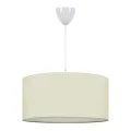 Monahan Megapap fabric ceiling lamp in ecru color 38x20x70cm.