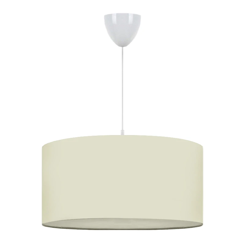 Monahan Megapap fabric ceiling lamp in ecru color 38x20x70cm.