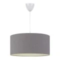 Monahan Megapap fabric ceiling lamp in grey color 38x20x70cm.