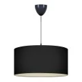 Monahan Megapap fabric ceiling lamp in black color 38x21x70cm.