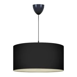 Monahan Megapap fabric ceiling lamp in black color 38x21x70cm. Monahan Megapap fabric ceiling lamp in black color 38x21x70cm.