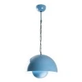 Neptun Megapap  E27 metallic ceiling lamp in light blue color Ø30x70cm.