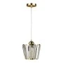 Neva Megapap E27 glass single light ceiling light in gold color 20x20x70cm.