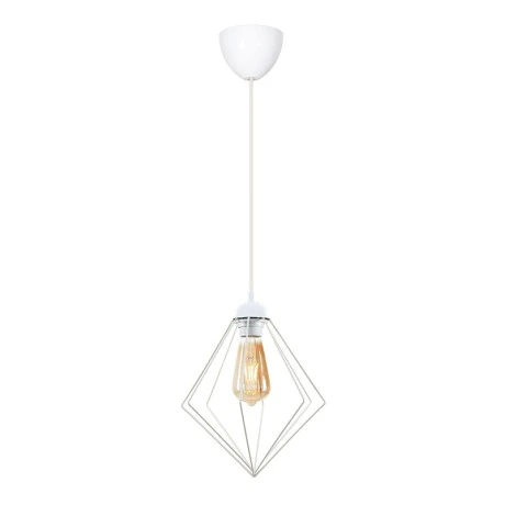 Nura Megapap E27 metallic -single-light ceiling light in white color 24x24x72cm.