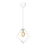 Nura Megapap E27 metallic -single-light ceiling light in white color 24x24x72cm.