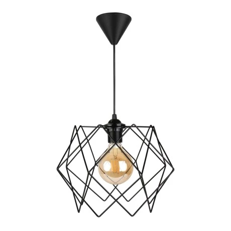 Pyant Megapap metallic ceiling lamp in black color 23x17x70cm.