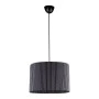 Sansa Megapap E27 fabric ceiling light in black color 30x30x70cm.