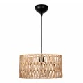 Sarkiz Megapap E27 rope ceiling lamp in natural color Ø30x70cm.