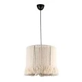Silas Megapap E27 rope ceiling light in white color 30x30x75cm.
