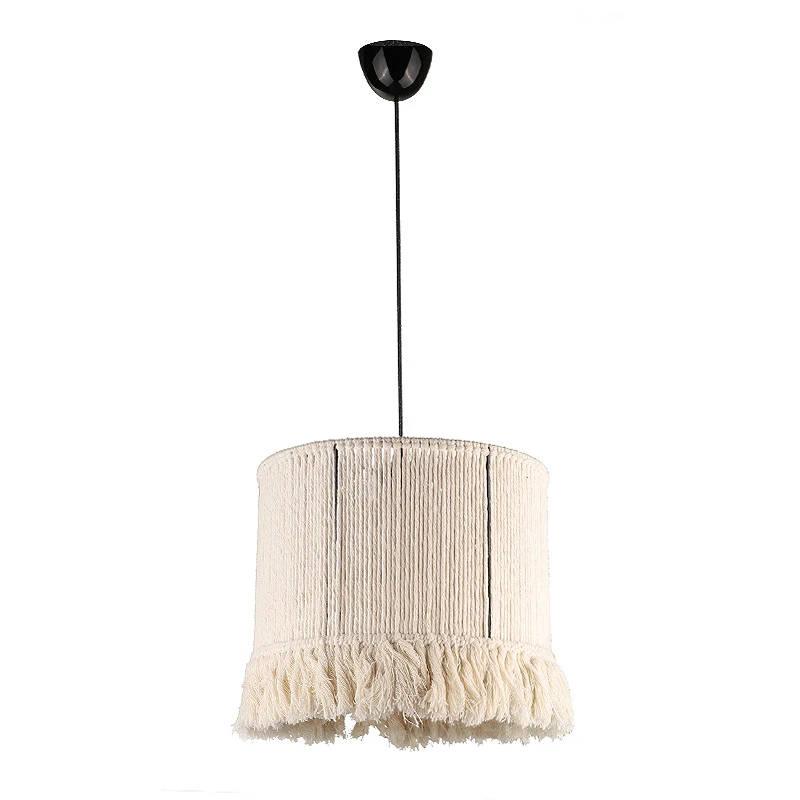 Silas Megapap E27 rope ceiling light in white color 30x30x75cm.