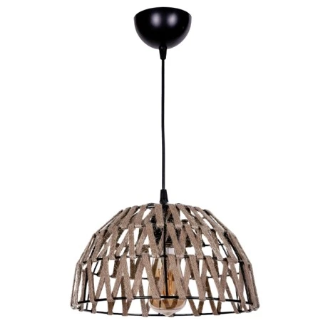 Simoza Megapap E27 metal - rope ceiling light in natural color 30x30x70cm.