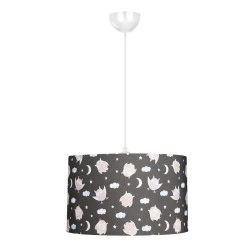 Tale Megapap PVC fabric ceiling light multicolor Ø33x70cm. Tale Megapap PVC fabric ceiling light multicolor Ø33x70cm.