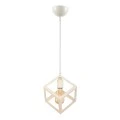 Thora Megapap metallic single-light ceiling light E27  in white color 22x22x70cm.