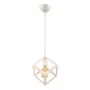 Thora Megapap metallic single-light ceiling light E27  in white color 22x22x70cm.